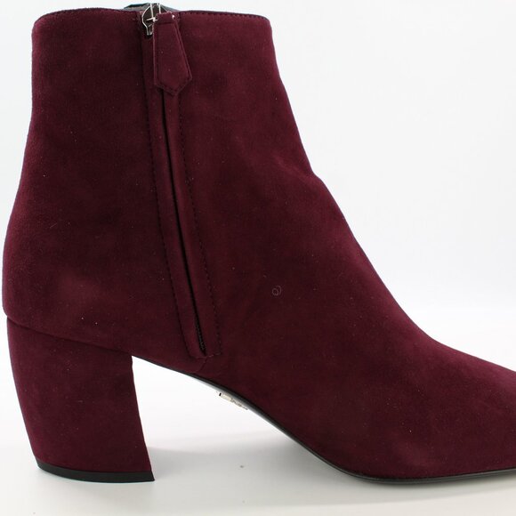 NEW Prada Suede Ankle Boots 36.5 | Work, Date Night & Elegant Fall Looks - Picture 9 of 16